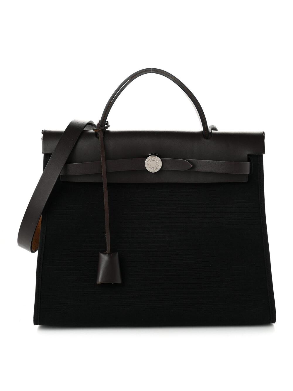 Hermes Toile Vache Hunter Herbag Zip 31 #352708H18B